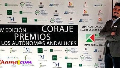 Alberto Cortés premiado por UPTA Andalucía con el ‘Premio Coraje’ por sus creaciones de Steviados y Ginevia