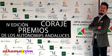 Alberto Cortés premiado por UPTA Andalucía con el ‘Premio Coraje’ por sus creaciones de Steviados y Ginevia