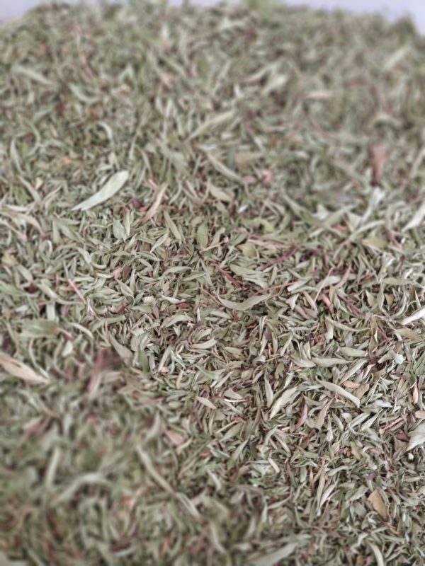 Hoja de estevia media